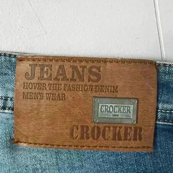 Men's Sz 42 Crocker Ranch Denim Blue Jeans - Picture 6 of 7